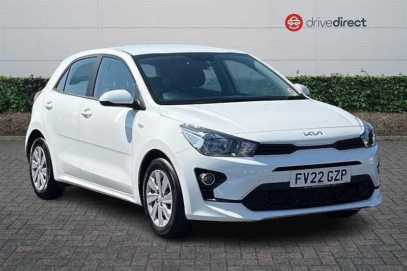 White Used 2022 Kia Rio Hatchback | £10,341 (Fair price) - Image 1/4