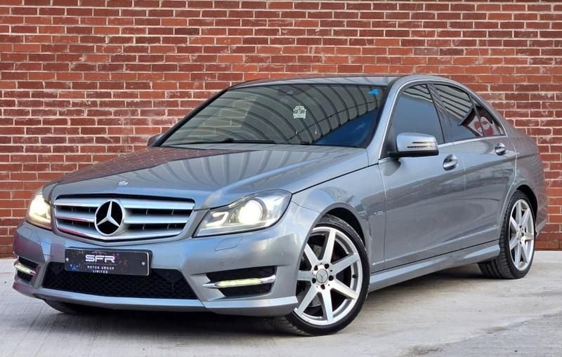 Used Mercedes C350 2012 Silver Sedan