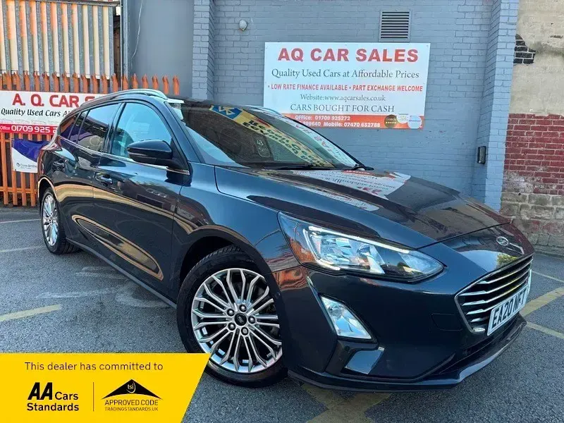 Used Ford Focus Titanium X 120 HP (88 kW) 2020 Blue Estate