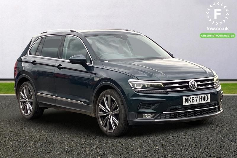 Green Used 2017 VW Tiguan SEL SUV | £18,699 (Fair price) - Image 1/3