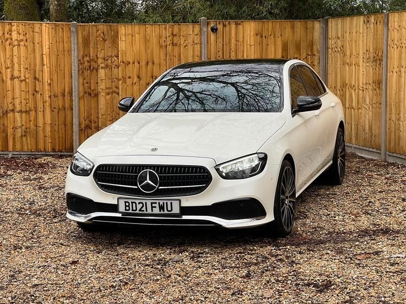 Used Mercedes E220 2021 White Sedan