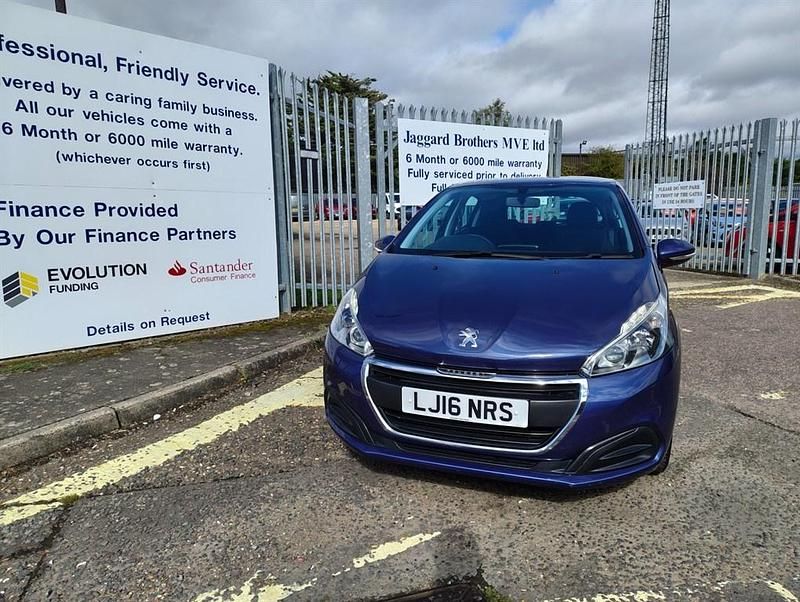 Blue Used 2016 Peugeot 208 Active Hatchback | £5,450 (A bit pricey) - Image 1/4