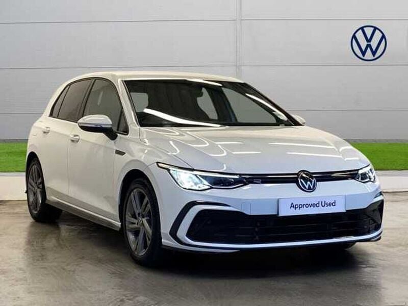 Used VW Golf VIII R-line 150 HP (110 kW) 2022 White Hatchback