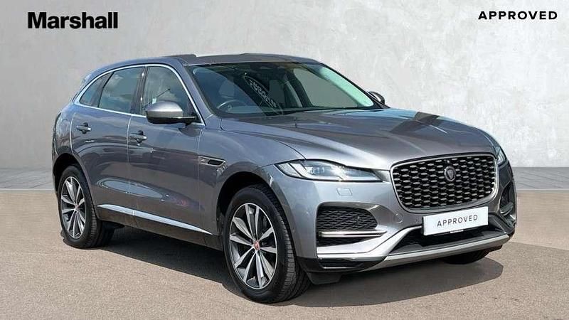 Metallic eiger grey Used 2021 Jaguar F-Pace SE SUV | £29,390 (A bit pricey) - Image 1/4