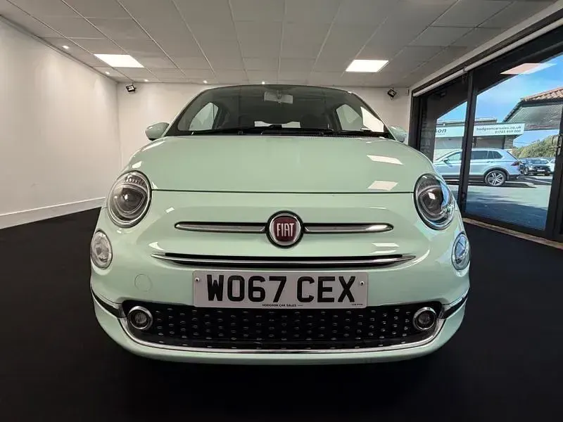 Used Fiat 500 Lounge 69 HP (50 kW) 2018 Green Hatchback