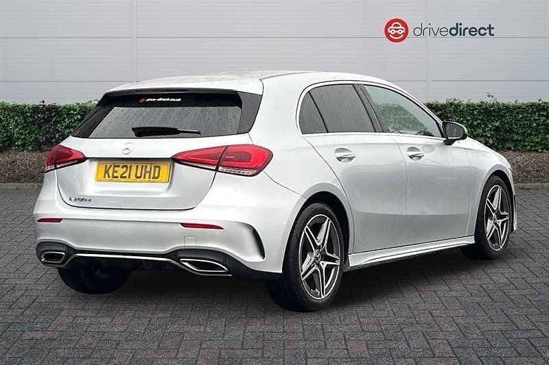 Used Mercedes A150 AMG line 150 HP (110 kW) 2021 Silver Hatchback