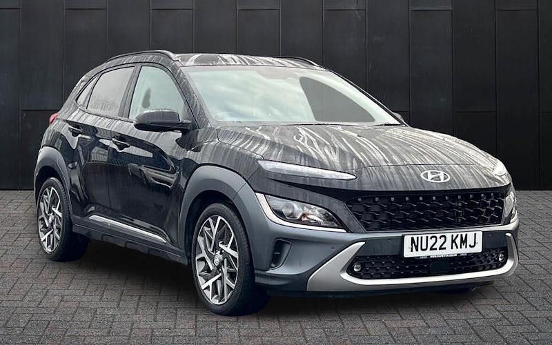 Black Used 2022 Hyundai Kona Premium SUV | £15,995 (Fair price) - Image 1/3