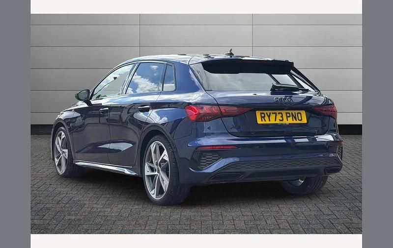 Used Audi A3 Black Edition 150 HP (110 kW) 2024 Blue Hatchback