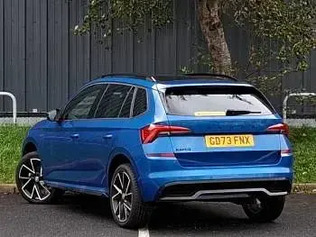 Used Skoda Kamiq Monte Carlo 110 HP (80 kW) 2024 Blue SUV
