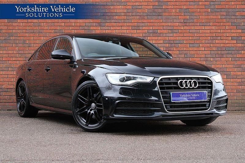 Used Audi A6 S-Line 2013 Black Sedan