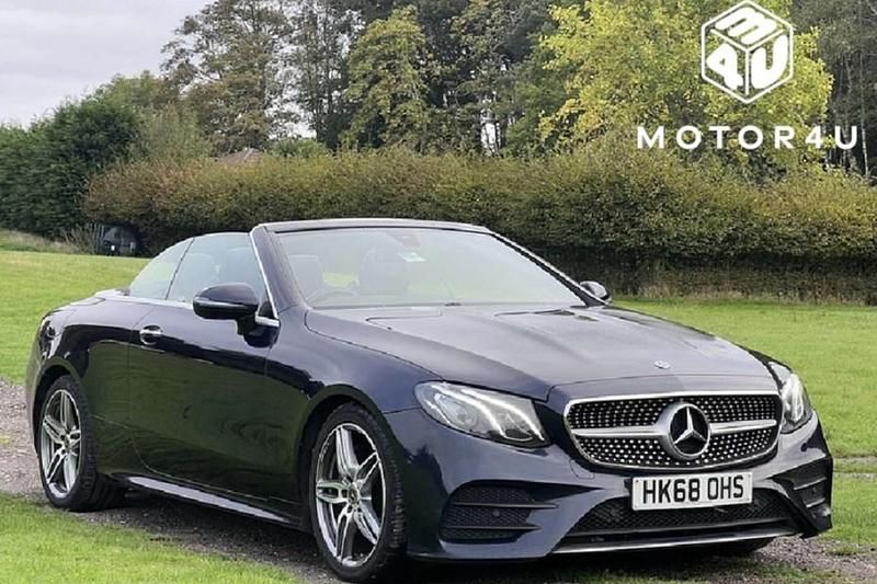 Blue Used 2018 Mercedes E220 AMG Line Premium Cabriolet | £16,990 (Fair price) - Image 1/1