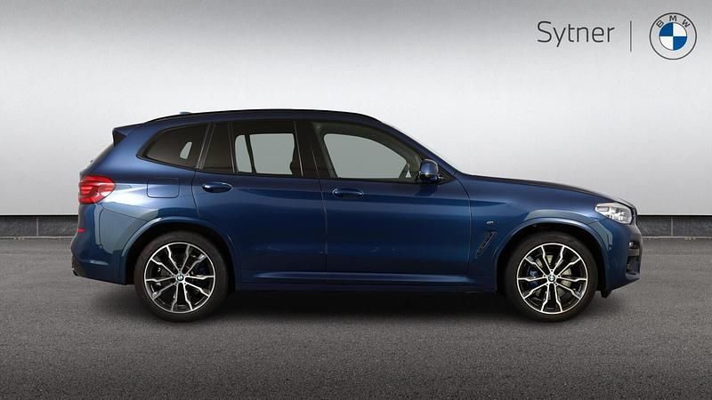 Used BMW X3 M Sport 190 HP (139 kW) 2021 Blue SUV