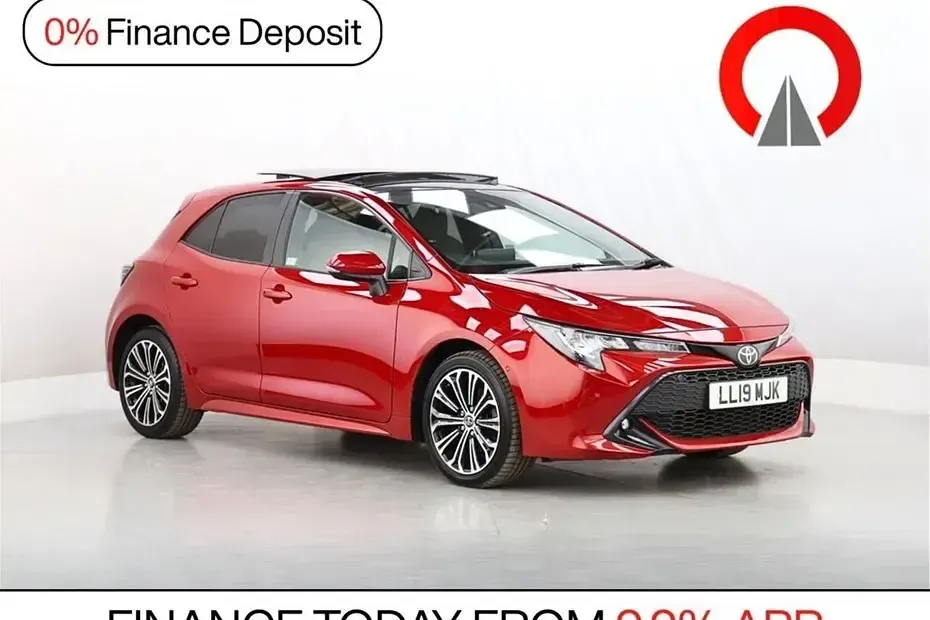 Usado Toyota Corolla Design 116 HP (85 kW) 2019 Vermelho Citadino