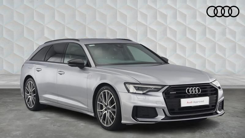 Silver Used 2022 Audi A6 Black Edition Estate | £29,350 (Fair price) - Image 1/4
