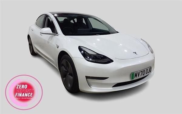 White Used 2020 Tesla Model 3 Sedan | £17,899 (Good price) - Image 1/3