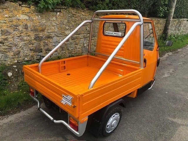 New Piaggio APE 2025 Orange Pickup