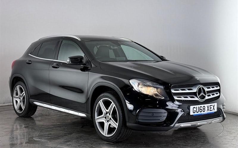 Used Mercedes GLA200 AMG line 156 HP (114 kW) 2018 Black SUV