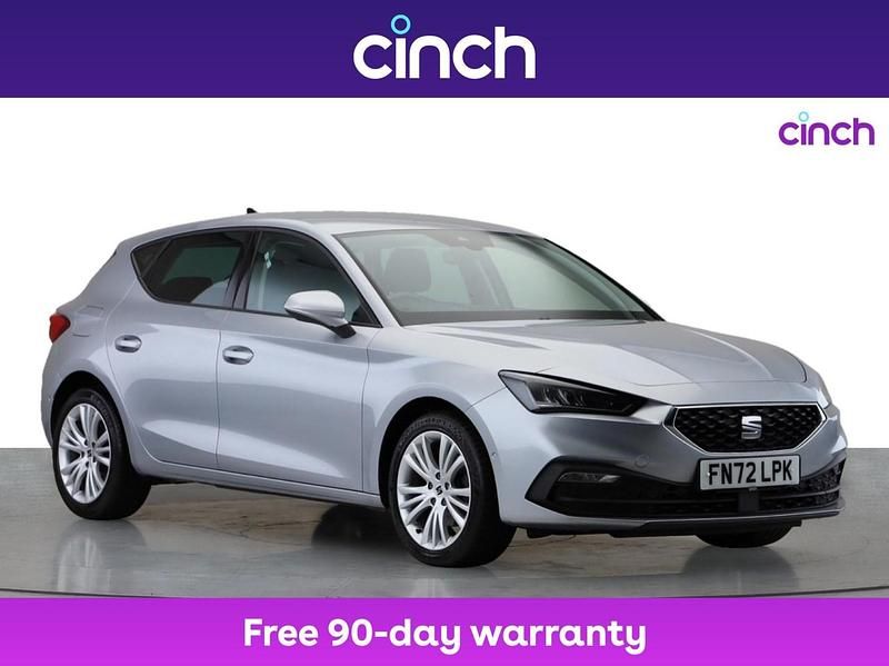 Silver Used 2022 Seat Leon SE Dynamic Hatchback | £13,989 (Fair price) - Image 1/3