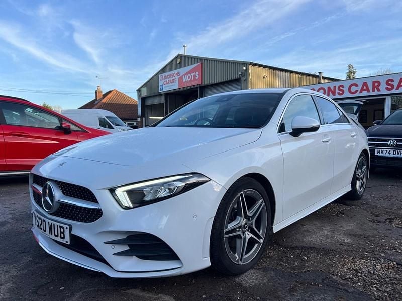 White Used 2020 Mercedes A180 Executive Sedan | £14,995 (Fair price) - Image 1/3