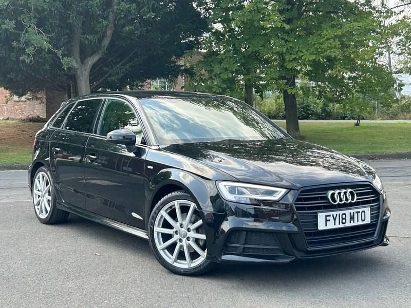 Black Used 2018 Audi A3 Sportback Black Edition Hatchback | £15,495 (Fair price) - Image 1/4