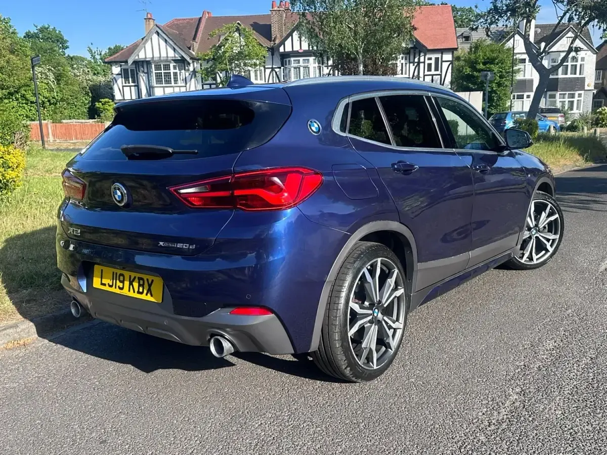 Begagnad BMW X2 M Sport 2019 Blå SUV