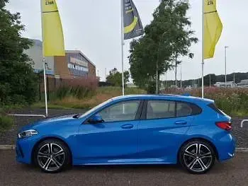 Used BMW 118 M Sport 136 HP (100 kW) 2022 Blue Hatchback