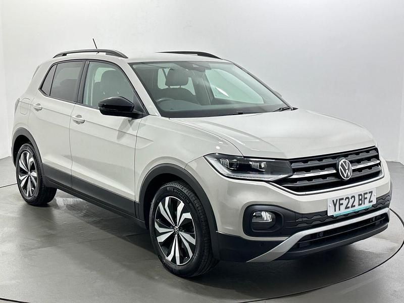 Grey Used 2022 VW T-Cross Black Edition SUV | £15,404 (Fair price) - Image 1/3