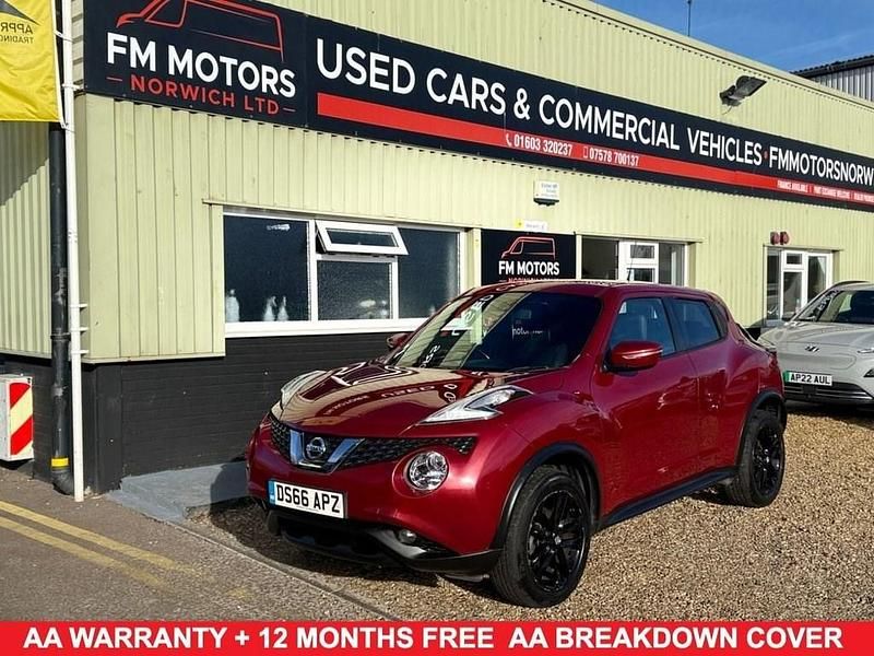 Red Used 2016 Nissan Juke N-Connecta SUV | £6,400 (Fair price) - Image 1/2