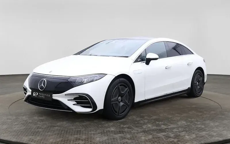 Used Mercedes EQS450+ AMG line 244 kW (333 HP) 2022 White Sedan