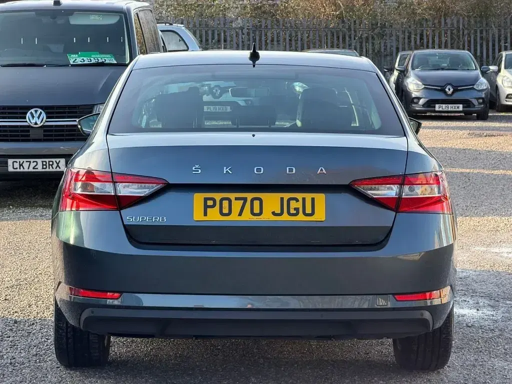 Used Skoda Superb SE Technology 120 HP (88 kW) 2020 Grey Hatchback
