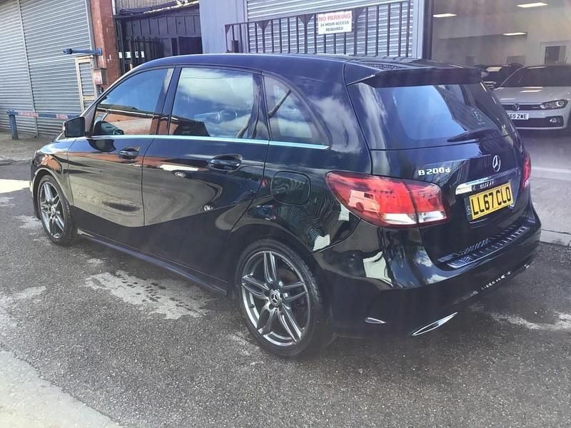 Used Mercedes B200 AMG line 2017 Black MPV