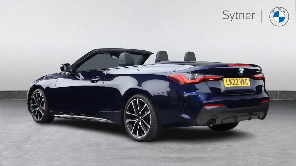 Used BMW 420 M Sport 181 HP (133 kW) 2022 Blue Cabriolet