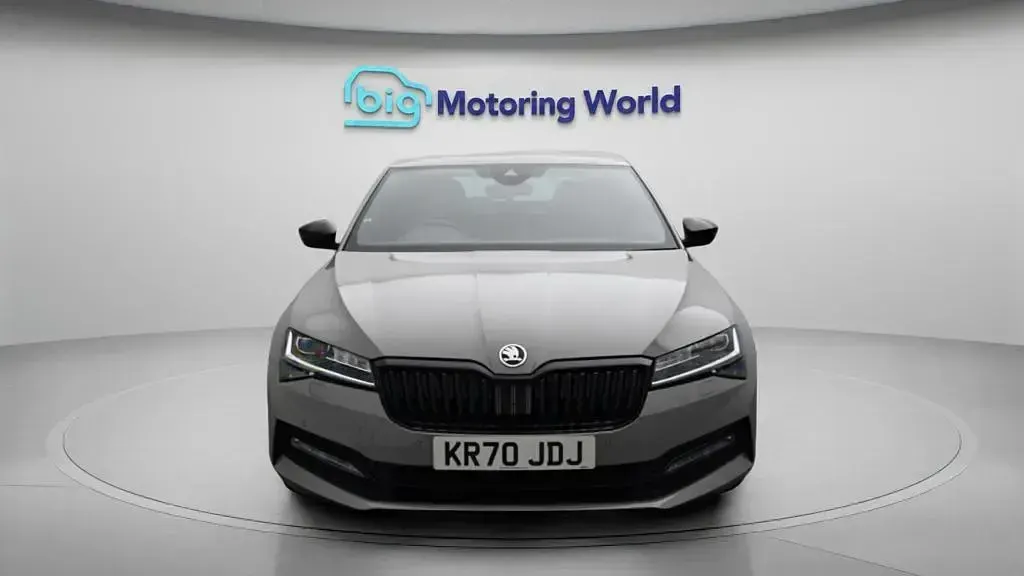 Used Skoda Superb SportlinePlus 190 HP (139 kW) 2020 Grey Hatchback