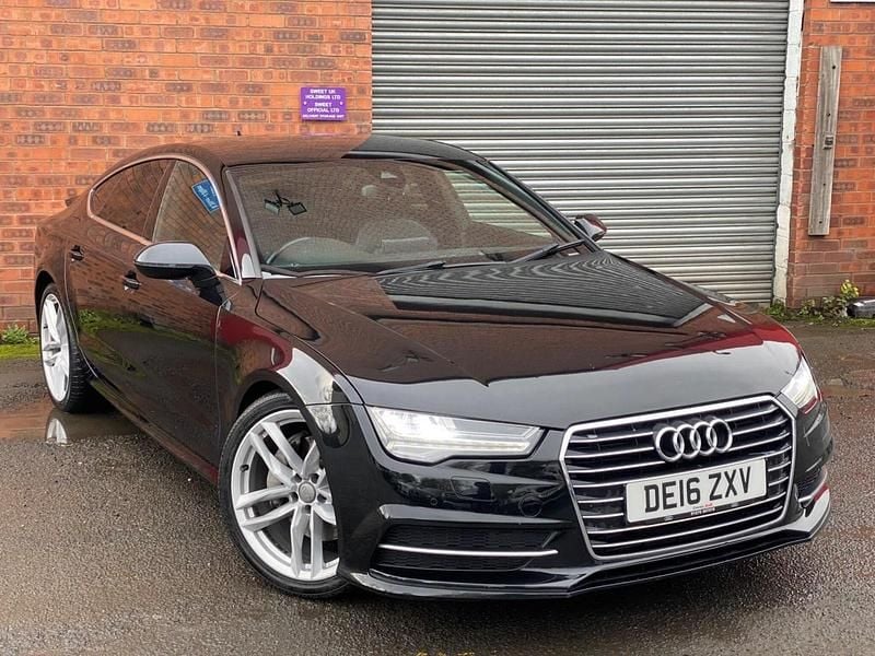 Black Used 2016 Audi A7 Sportback S-Line Hatchback | £10,995 (Good price) - Image 1/4