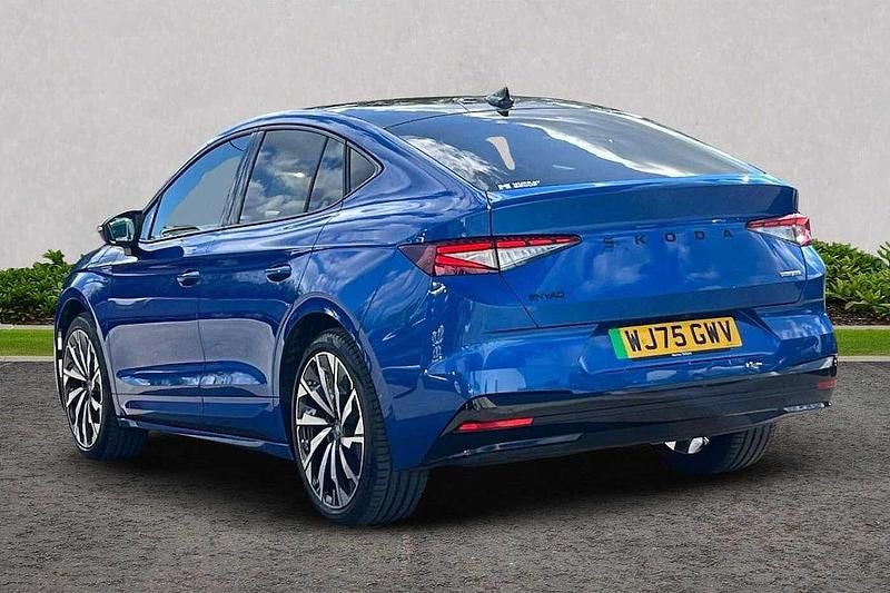 Used Skoda Enyaq iV SportLine 210 kW (286 HP) 2025 Race blue metallic SUV