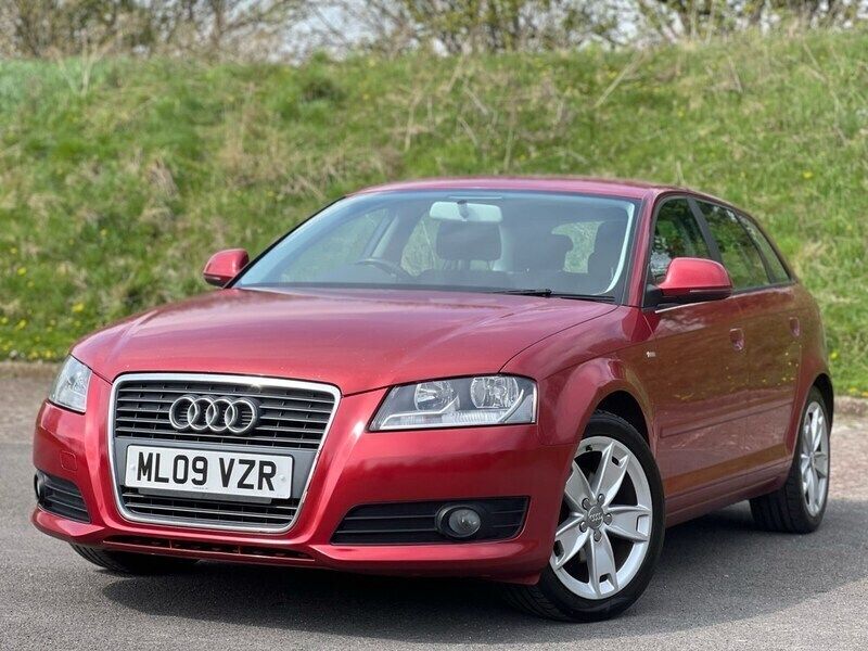 Red Used 2009 Audi A3 Sport Hatchback | £2,500 (Good price) - Image 1/4
