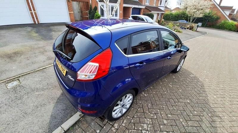 Used Ford Fiesta Titanium 2017 Blue Hatchback