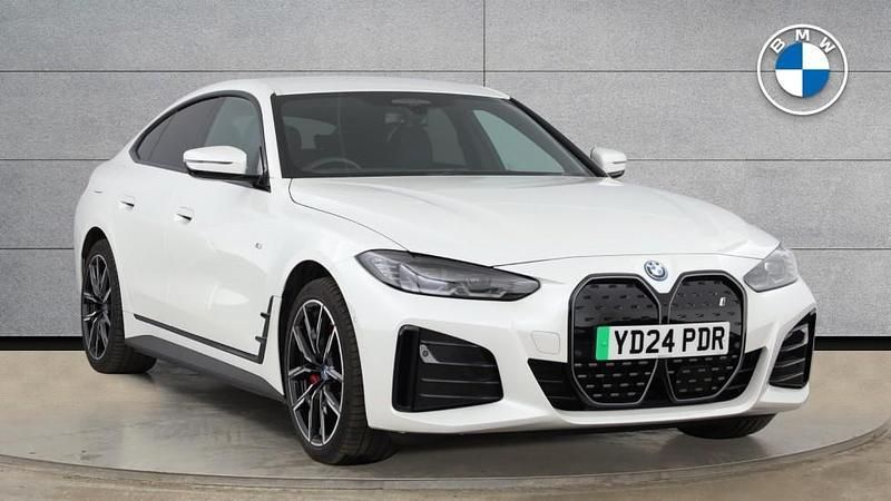 White Used 2024 BMW i4 M Sport Sedan | £38,993 (Fair price) - Image 1/4