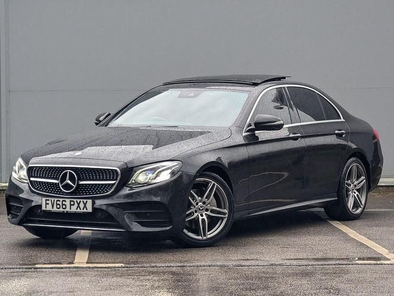 Used Mercedes E220 AMG line 2016 Black Sedan