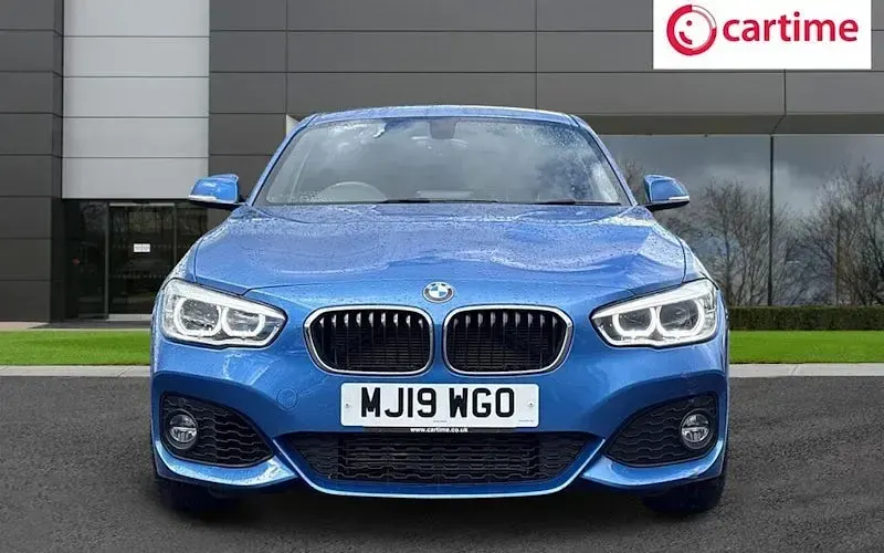 Used BMW 118 M Sport 136 HP (100 kW) 2019 Blue Hatchback