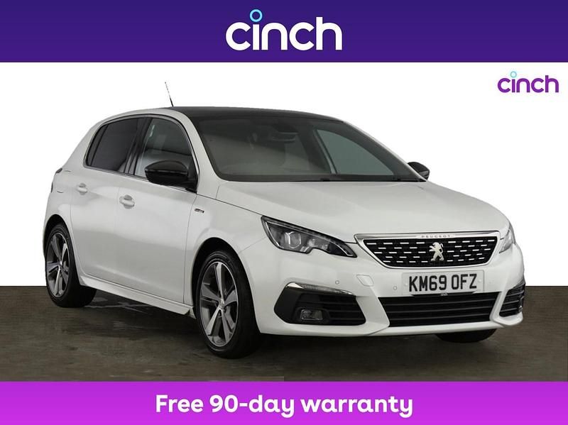 White Used 2020 Peugeot 308 GT-line Hatchback | £11,049 (Fair price) - Image 1/3