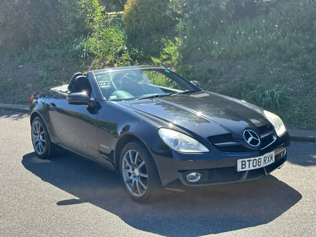 Used Mercedes SLK200 2008 Black Cabriolet