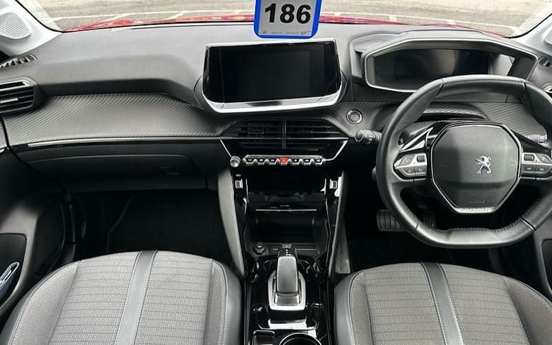 Used Peugeot e-208 Allure Premium 100 kW (136 HP) 2021 Red Hatchback