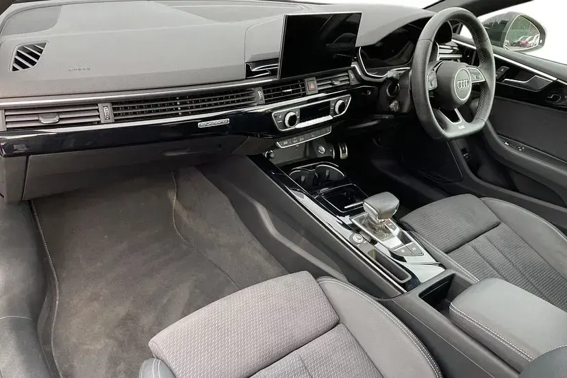 Used Audi A5 Black Edition 265 HP (194 kW) 2022 Navarra blue Coupe