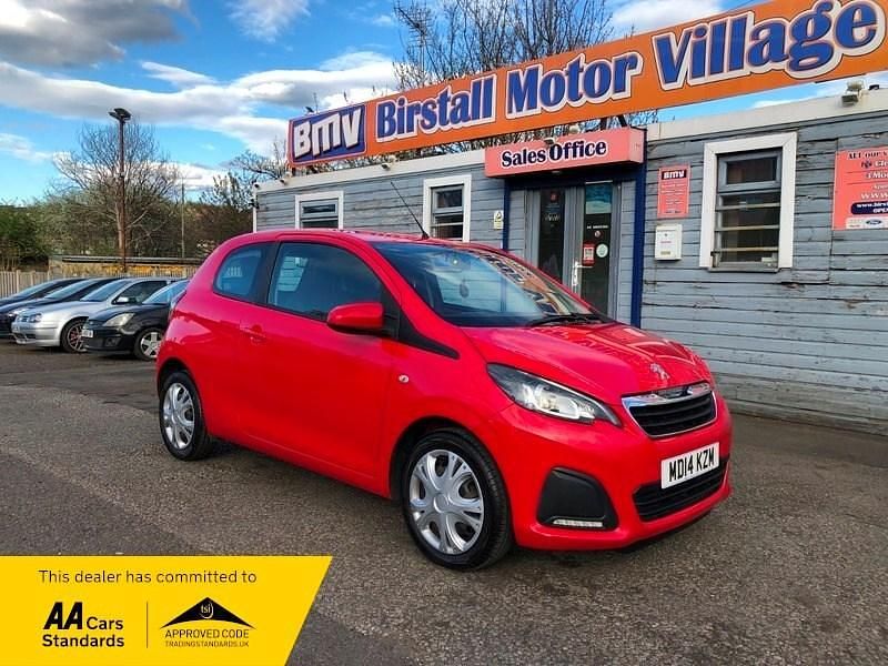 Red Used 2014 Peugeot 108 Active Hatchback | £3,295 (Fair price) - Image 1/4