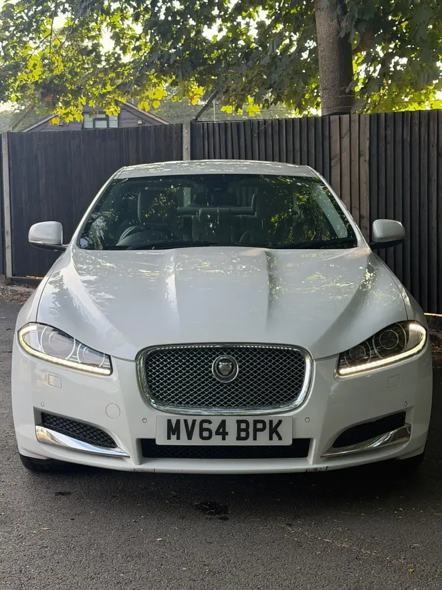 Used Jaguar XF Luxury 2014 White Sedan