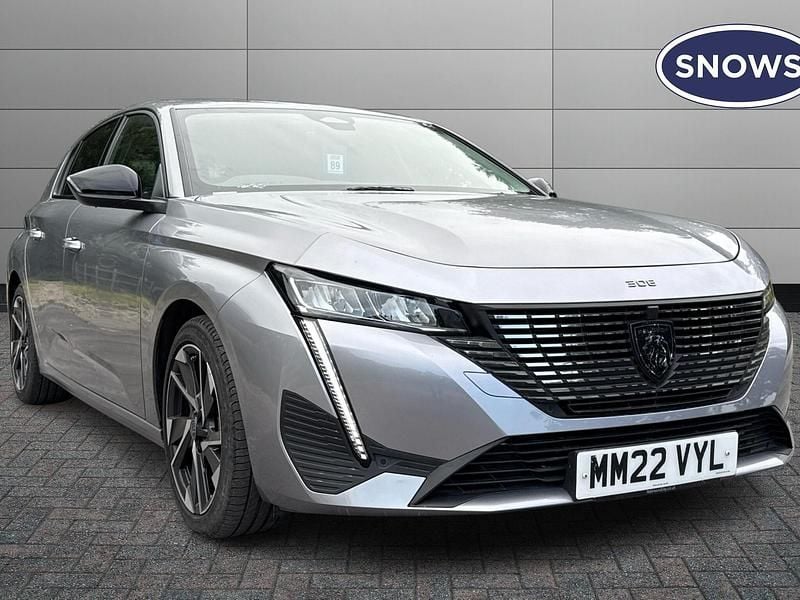 Grey Used 2022 Peugeot 308 Allure Premium Hatchback | £17,657 (Fair price) - Image 1/4