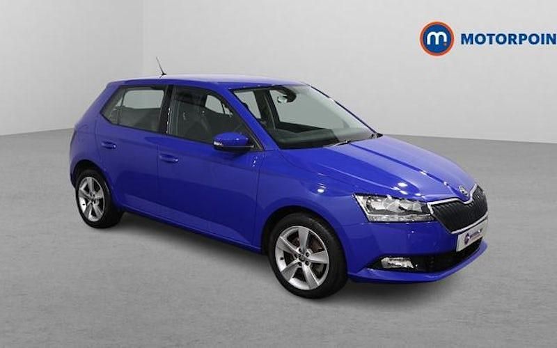 Used Skoda Fabia SE L 110 HP (80 kW) 2019 Blue Hatchback