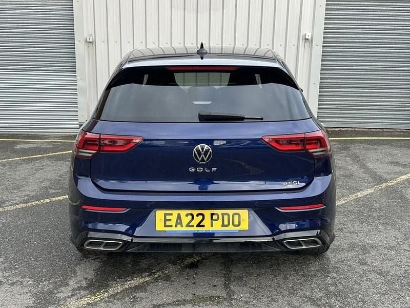 Used VW Golf VIII R-line 150 HP (110 kW) 2022 Blue Hatchback