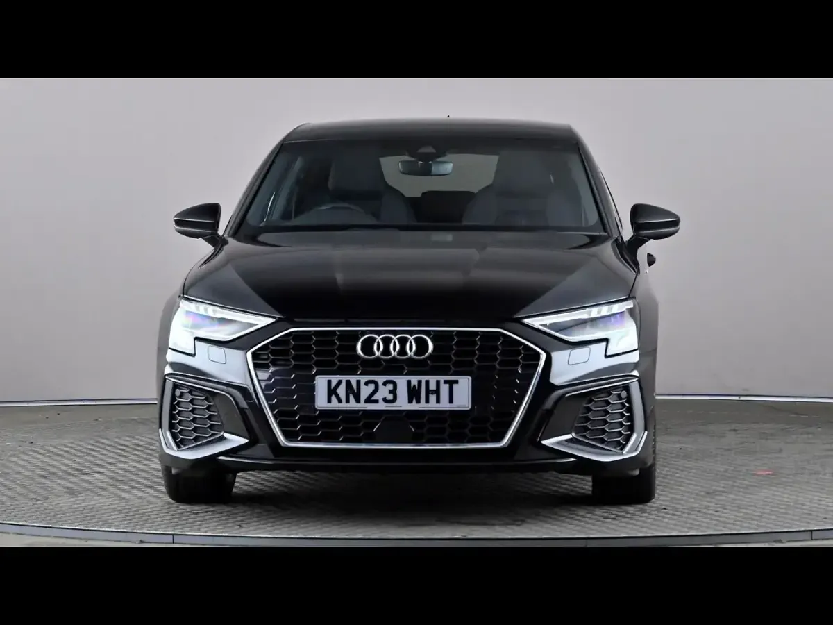 Used Audi A3 S-Line 150 HP (110 kW) 2023 Black Sedan